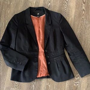 Pleated blazer